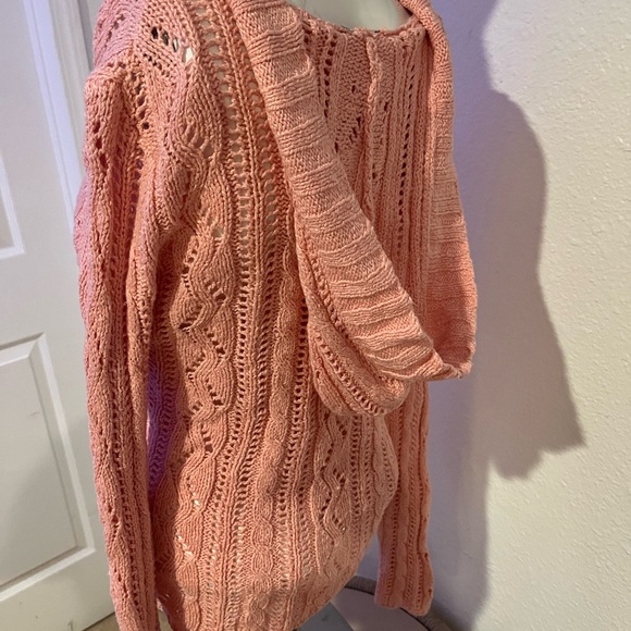 American eagle pink hoodie knit - Picture 4 of 4
